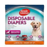 Simple Solution Disposable Dog Diapers, Female...