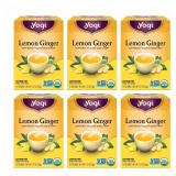 Yogi Tea Lemon Ginger Tea - 16 Bags per Pack (6...