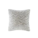 Madison Park Zuri Faux Fur Ombre Stripe Ultra...