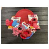 KONG - Puppy Toy Bundle - Teething Rubber, Frisbee