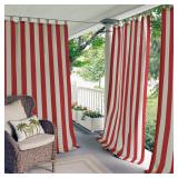 Highland Stripe Indoor/Outdoor Window Panel...
