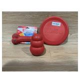 KONG - Dog Toys Set, Rubber, Durable - Red