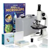 AmScope M60C-ABS-PS25-WM Beginner Microscope...