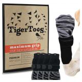DOK TigerToes Premium Non-Slip Dog Socks for...