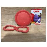 KONG - Senior Toy, Flyer Disc, Dumbbell -...