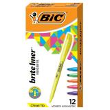 BIC Brite Liner Highlighters, Chisel Tip,...