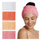 Turbie Twist Peach Blush Headbands 4-Pack