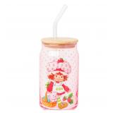 Silver Buffalo Strawberry Shortcake Pink Glass...