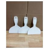 Hyde Plastic Taping Knives 3-pack