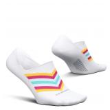 Feetures Small White No Show Socks