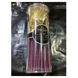 LUXE PARTY Gold Two-Tone Plastic Cutlery Set