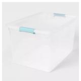(NO LID) Clear Storage Bin
