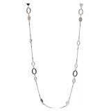 Nine West Silver Long Strand Necklace 42