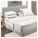 Clara Clark Flex Top King Sheets, 6 Piece Set -...