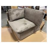 Suede Corner Chair