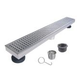 in. Stainless Steel Linear Shower Drain
