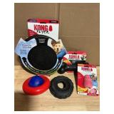Kong Flyer Goodie Bone Puppy Toy Bundle