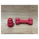 KONG Classic  Bone Large Dog Toy Bundle Red