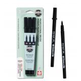 SAKURA Pigma Brush Pens 3 Pack