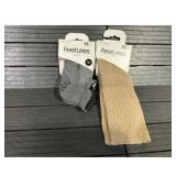 Feetures Elite Trail Socks Medium Gray Tan