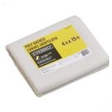4 ft. x 14 ft. Poly Backed Canvas Drop Cloth