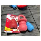 KONG - Classic Dog Toy, Chew, Fetch, Red and Blue