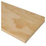 48 in. x 11-1/2 in. Unfinished Pine Tread