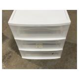 brightroom 3-Drawer Storage Cart, Clear