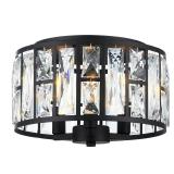 KLKLCH 3-Light Flush Mount Ceiling Light,12...