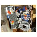 Grab box of HVAC supplies and more