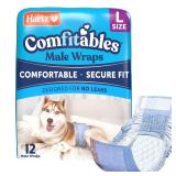Hartz Male Dog Wraps Large 12 Count