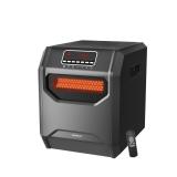 Electric 6 Element Infrared Space Heater Black...