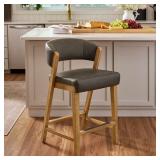 Dunbar 26 in. Slate Color High Back Counter...