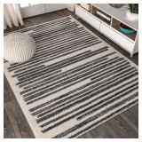 JONATHAN Y Khalil Modern Berber Stripe...