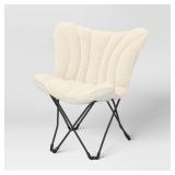 Room Essentials Cream Butterfly Chair
