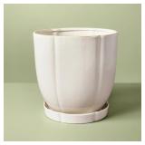 Hearth  Hand 11.25 Planter Pot Cream
