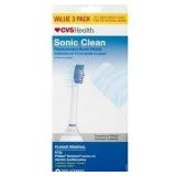 CVS Health Sonic Clean Brush Heads 3 CT