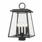 Z-Lite Black Outdoor Post Light 21.75H