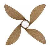 Hampton Bay 52 in. Brown Oak Ceiling Fan