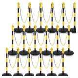 Konohan 18 Sets Traffic Cone Posts 34 inch