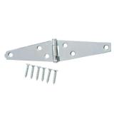 Everbilt 4 in. Zinc Plated Heavy Duty Strap Hinge