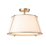 HUOKU 4-Light Semi-Flush Mount