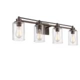 Farmhouse 4-Light Vanity Light Bronze