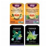 Yogi Tea Sampler 16 Bags 4 Packs