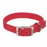 Coastal Double-Ply Dog Collar Red 1x22