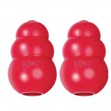 KONG Classic Stuffable Dog Toy Large 2-Pack