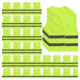 WIFOCU Neon Yellow Safety Vests 48 Pack