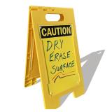 SmartSign Folding Floor Sign 25x12