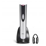 Oster Cordless Electric Wine Opener Silver