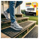 THUNDER GRIP Rubber Stair Treads 35x10 5-Pk